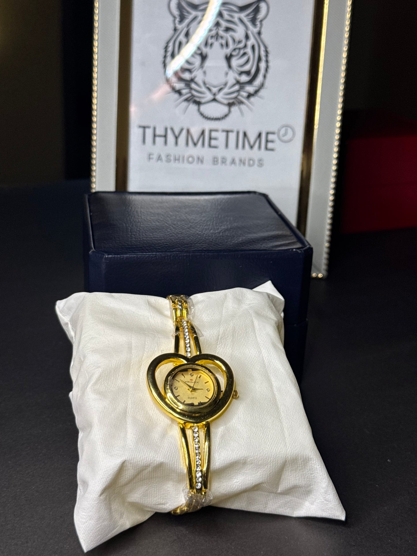 Ladies Luxury Heart Gold