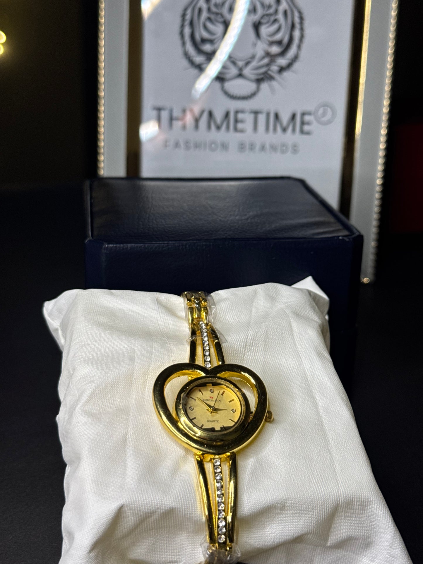 Ladies Luxury Heart Gold