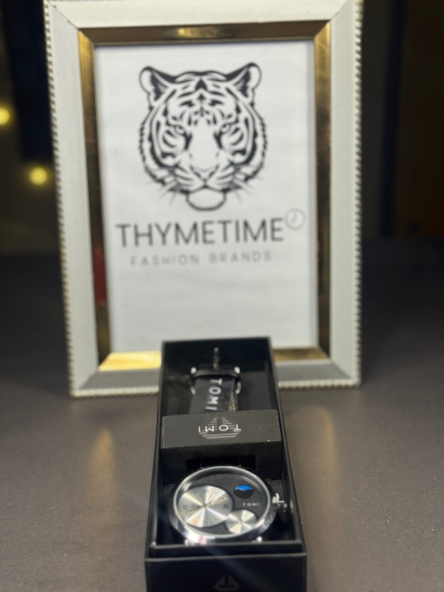 Tomi Dual-Time: Silver & Black Edition