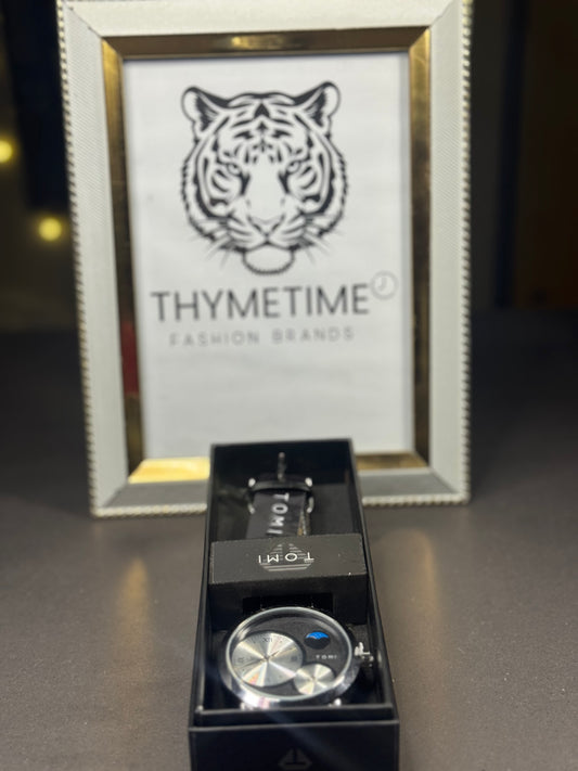 Tomi Dual-Time: Silver & Black Edition