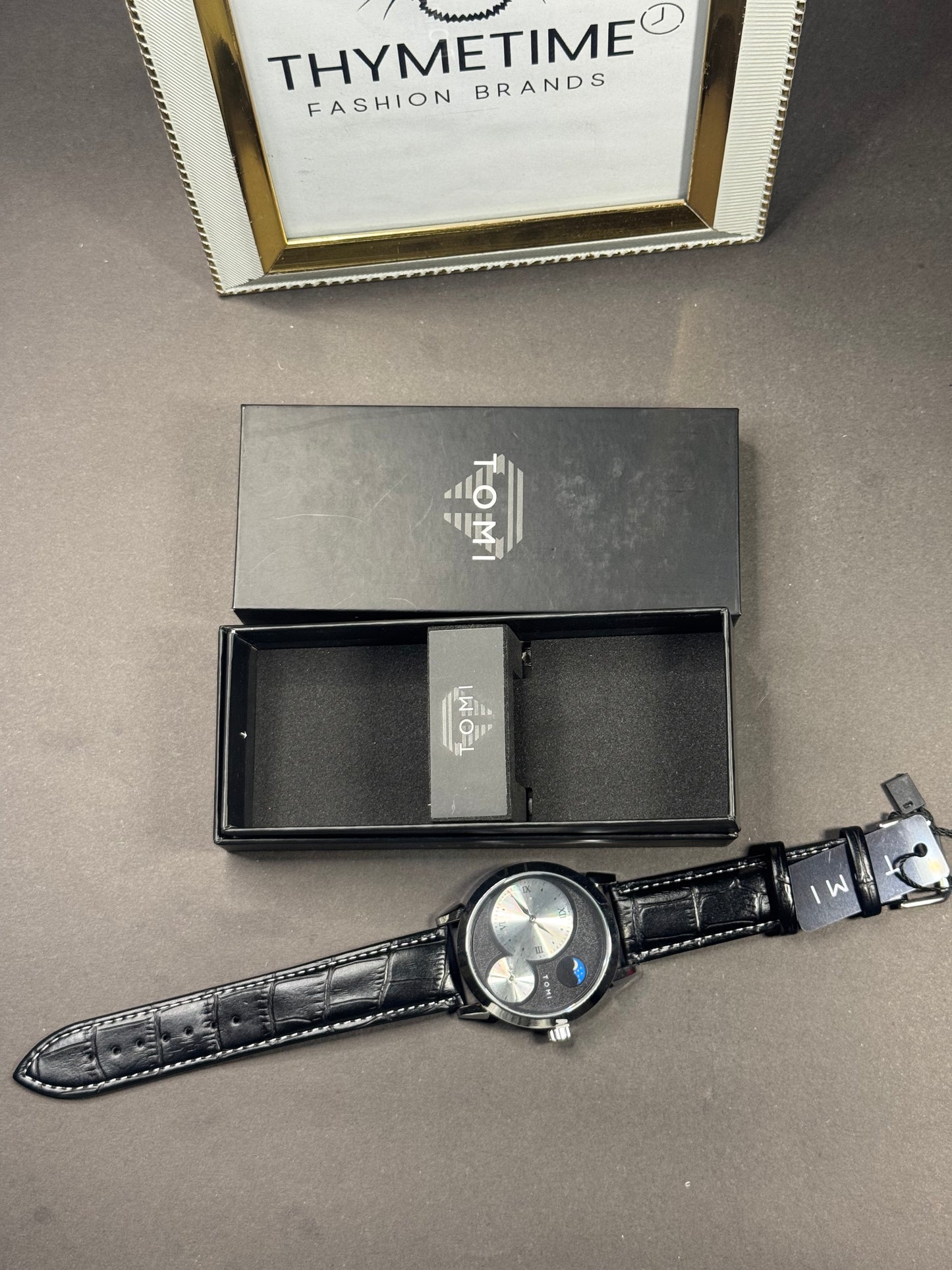 Tomi Dual-Time: Silver & Black Edition
