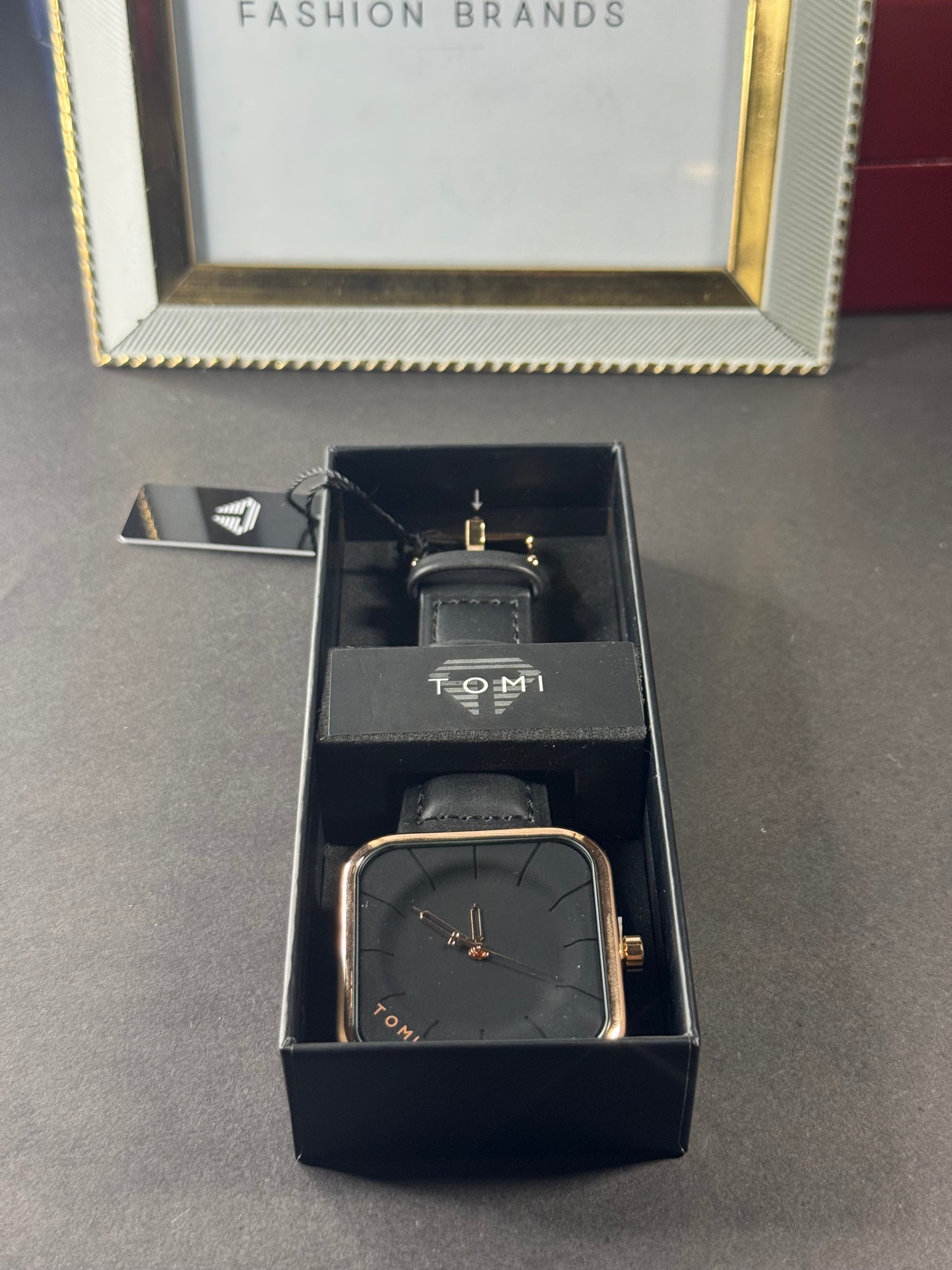 Tomi Square Edition: Rose Gold & Black