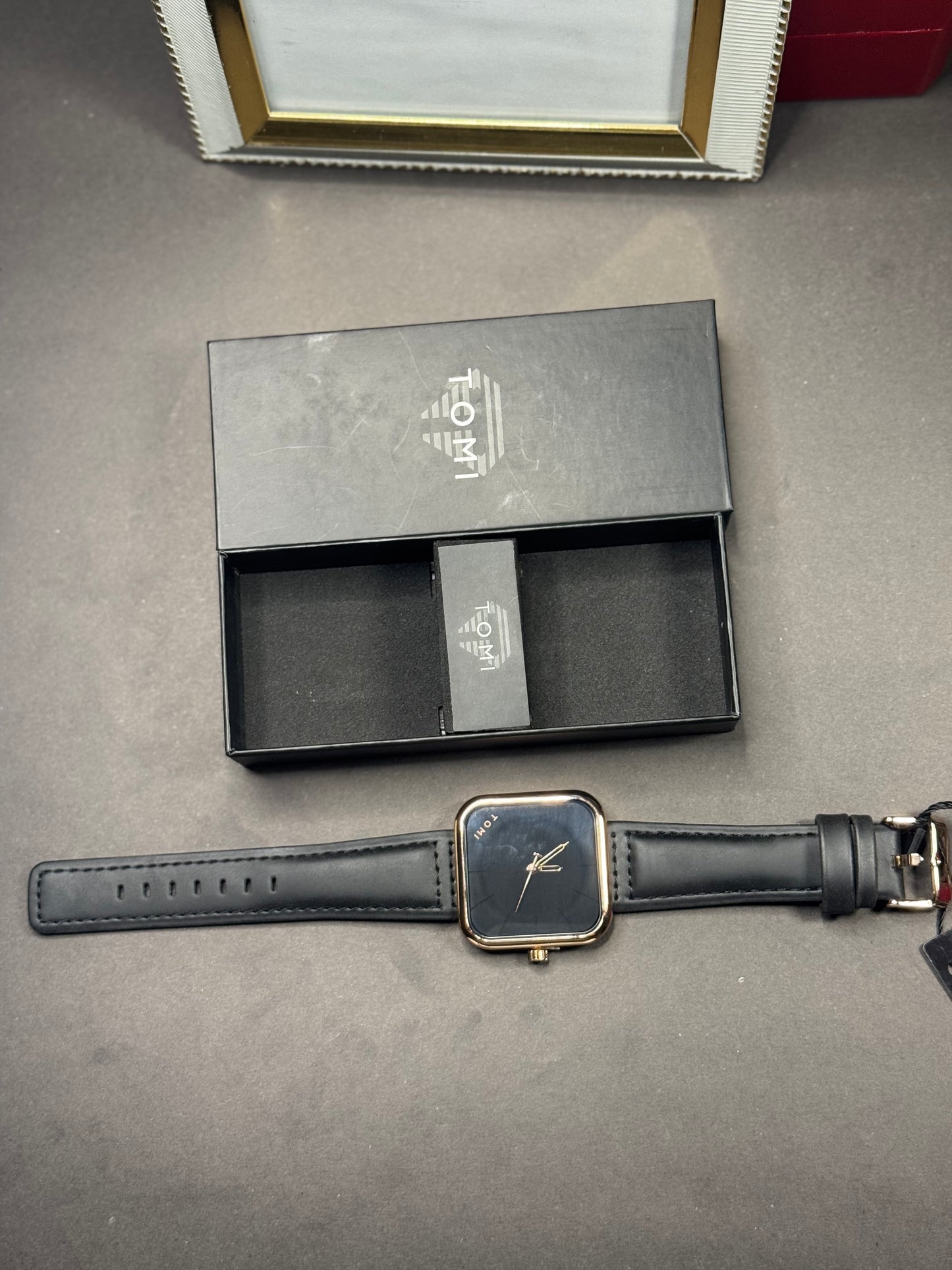 Tomi Square Edition: Rose Gold & Black