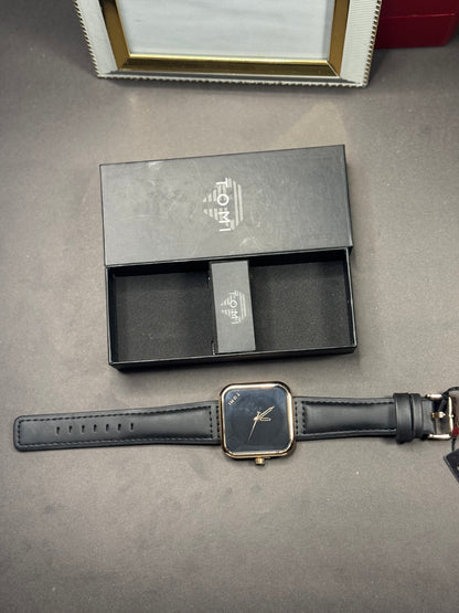 Tomi Square Edition: Rose Gold & Black