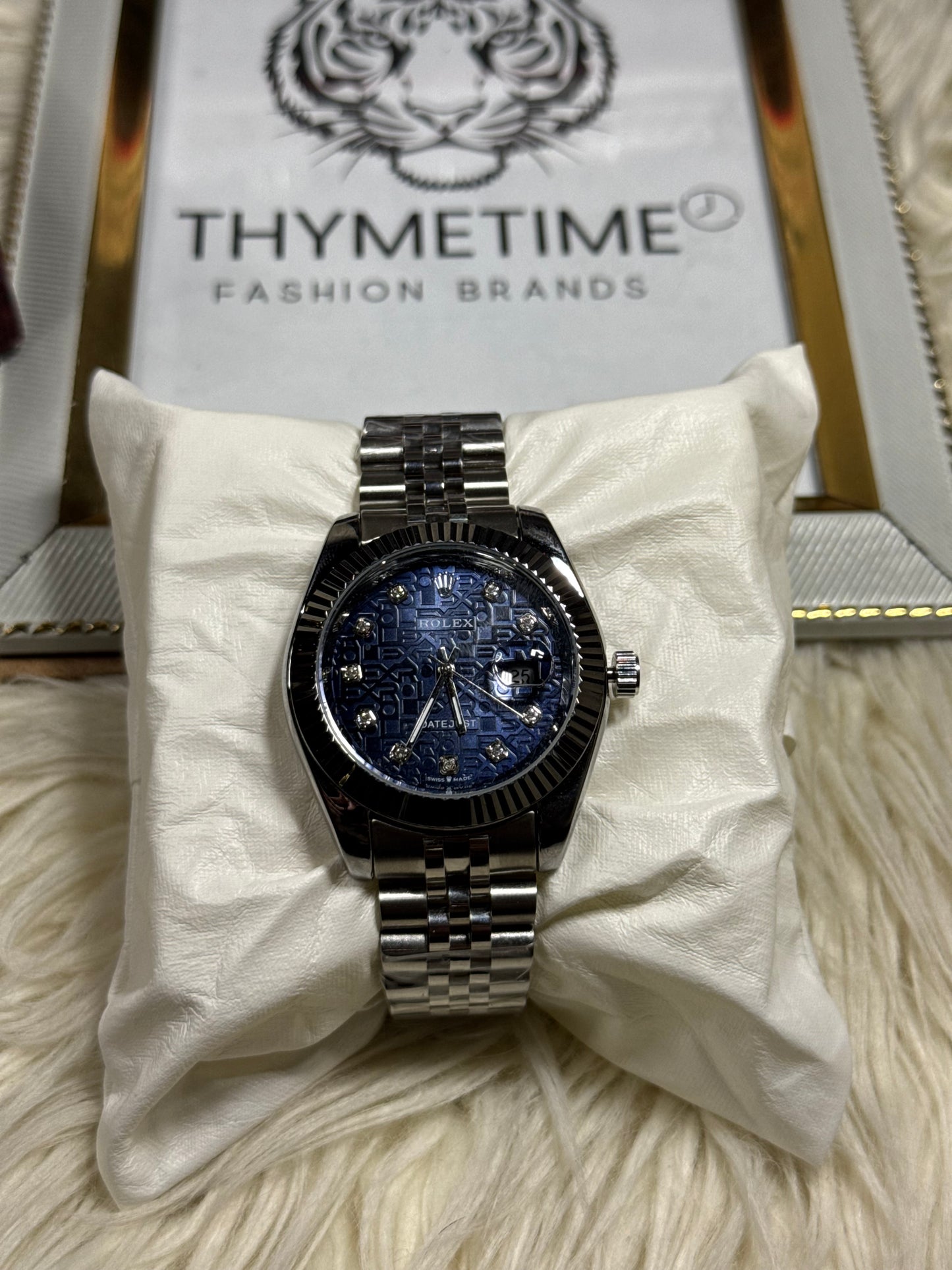 Rolex Datejust: Royal Blue Motif