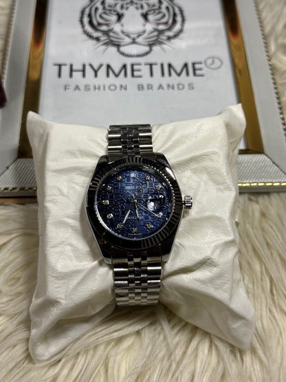 Rolex Datejust: Royal Blue Motif