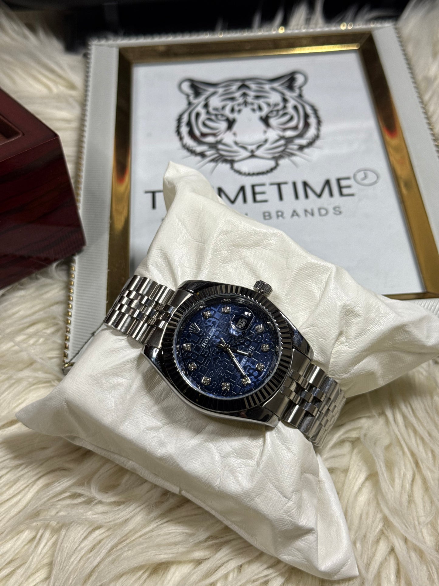 Rolex Datejust: Royal Blue Motif