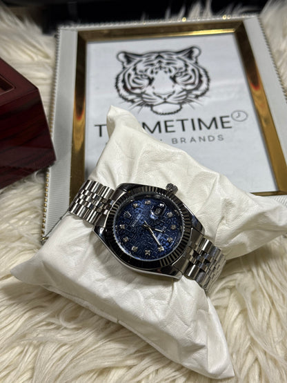 Rolex Datejust: Royal Blue Motif