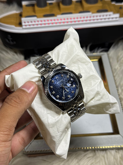 Rolex Datejust: Royal Blue Motif