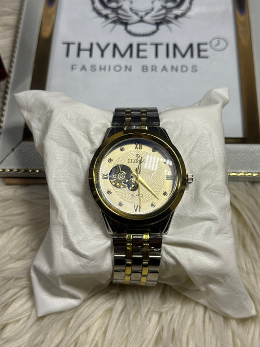 Pitilos Two-Tone: Open-Heart Quartz