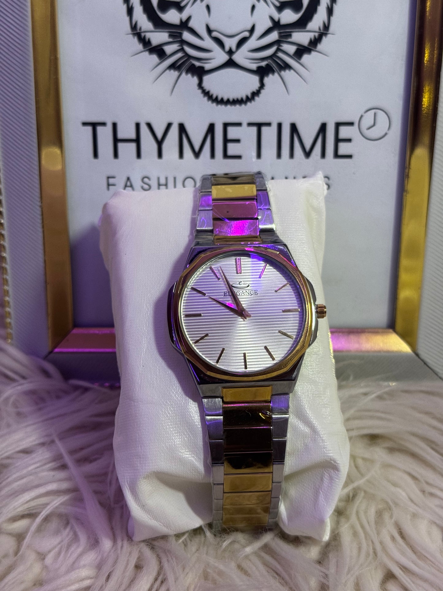 Elegance Two-Tone Analog Watch