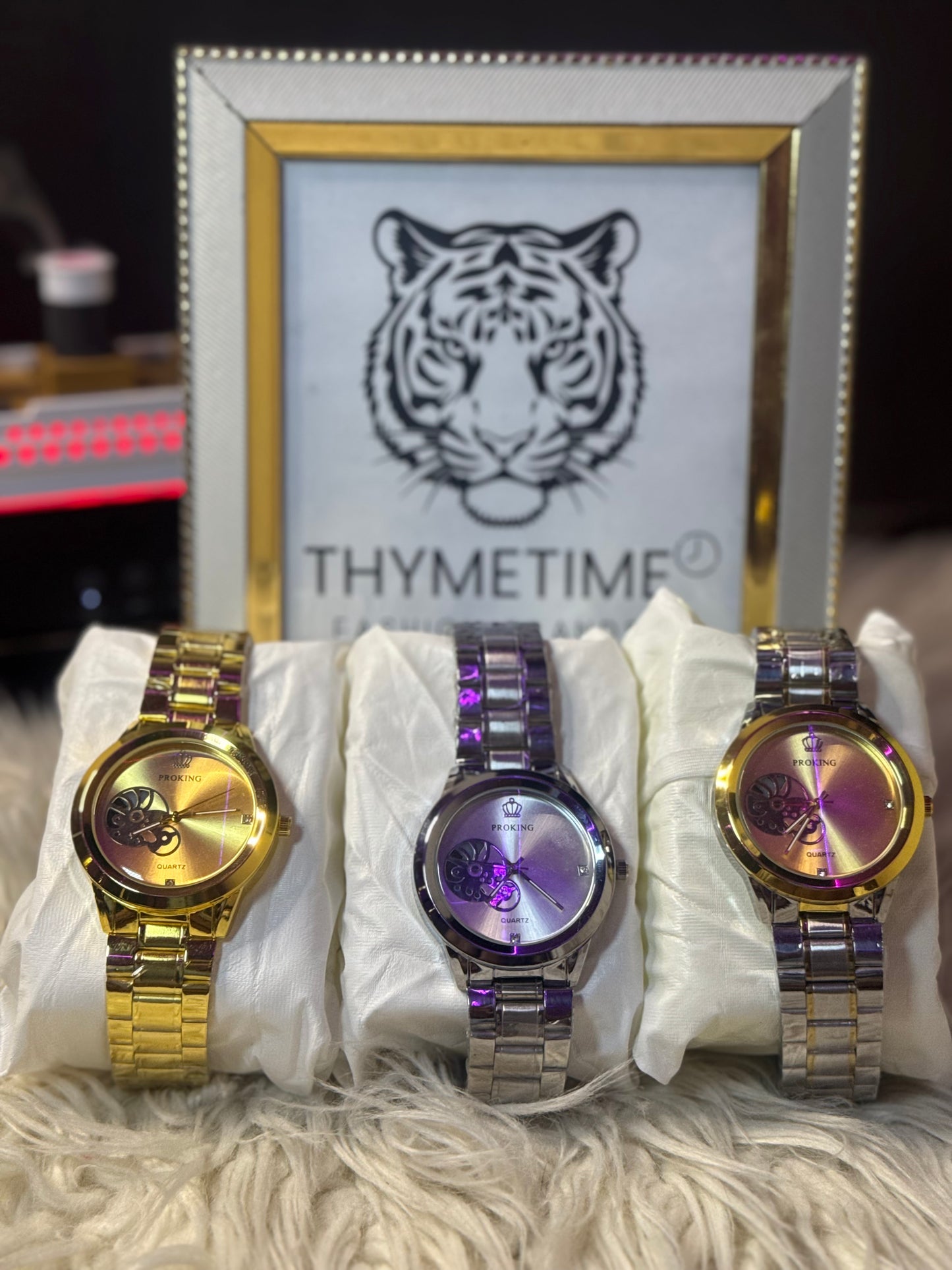 PROKING Royal Open-Heart Watch Trio